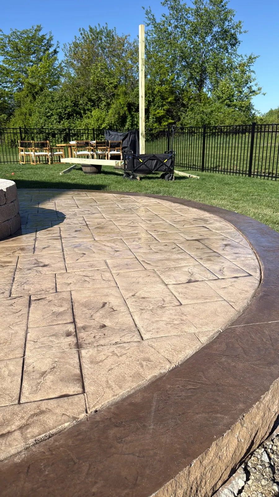 Stamped concrete