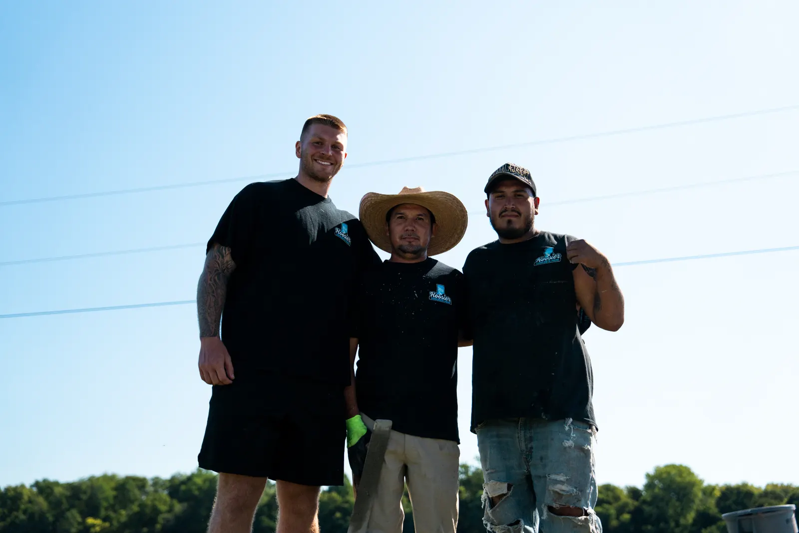 Hoosier Concrete Pros team on the jobsite